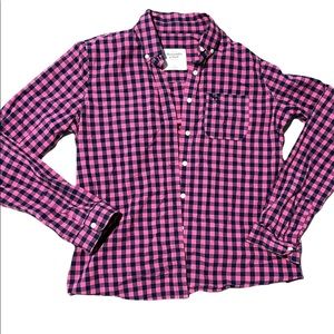 Abercrombie & Fitch Button-Up Plaid Shirt